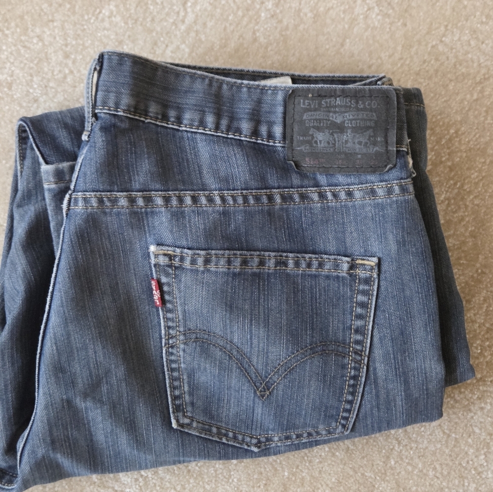 Levi's 514 34x28 Denim Straight Jeans